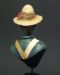 Rear View - Native Scout, Cape Wars 1830 - fine scale model bust kit produced by Black Eagle Miniatures