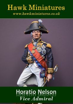 Close up of Vice Admiral Horatio Lord Nelson, Figure