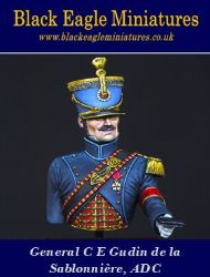 General C E Gudin de la Sablonnière in ADC uniform