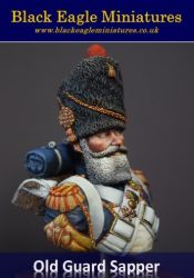 Picture of Old Guard Sapper bust · French Imperial Guard sapeur · Napoleonic 1/12th bust