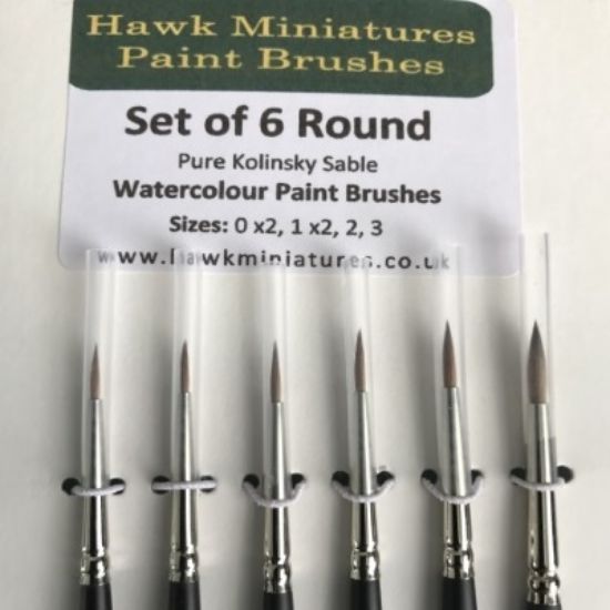 Kolinsky Sable Paintbrush Set